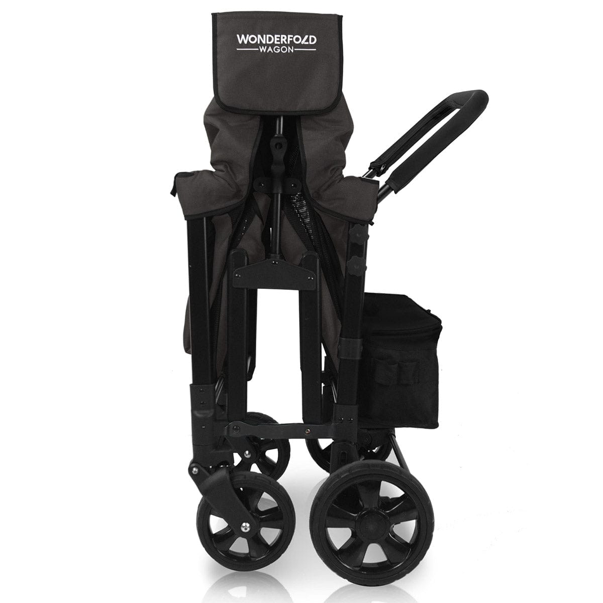 WonderFold W4 Original Quad (4 Seater) Stroller Wagon - Black - W4-BLACK