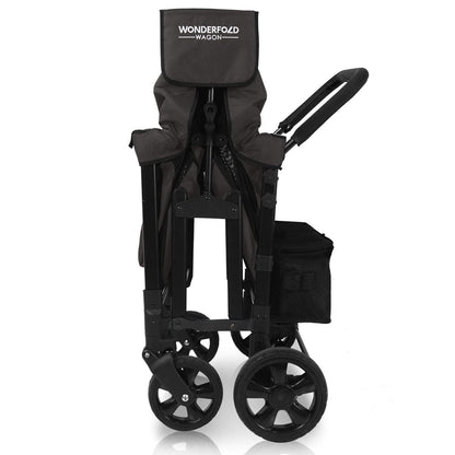 WonderFold W4 Original Quad (4 Seater) Stroller Wagon - Black - W4-BLACK
