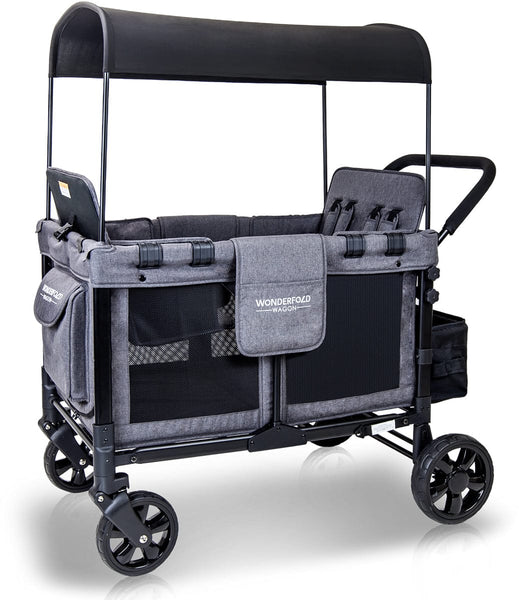 WonderFold W4 Original Quad (4 Seater) Stroller Wagon