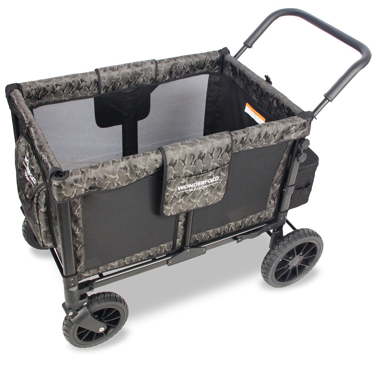 WonderFold W4 Quad Premium (4 Seater) Stroller Wagon - Camouflage (Limited Edition)