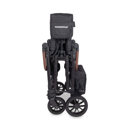 WonderFold W6 Pro (6 Seater) Stroller Wagon - Jet Black - W6LUXP-BLK