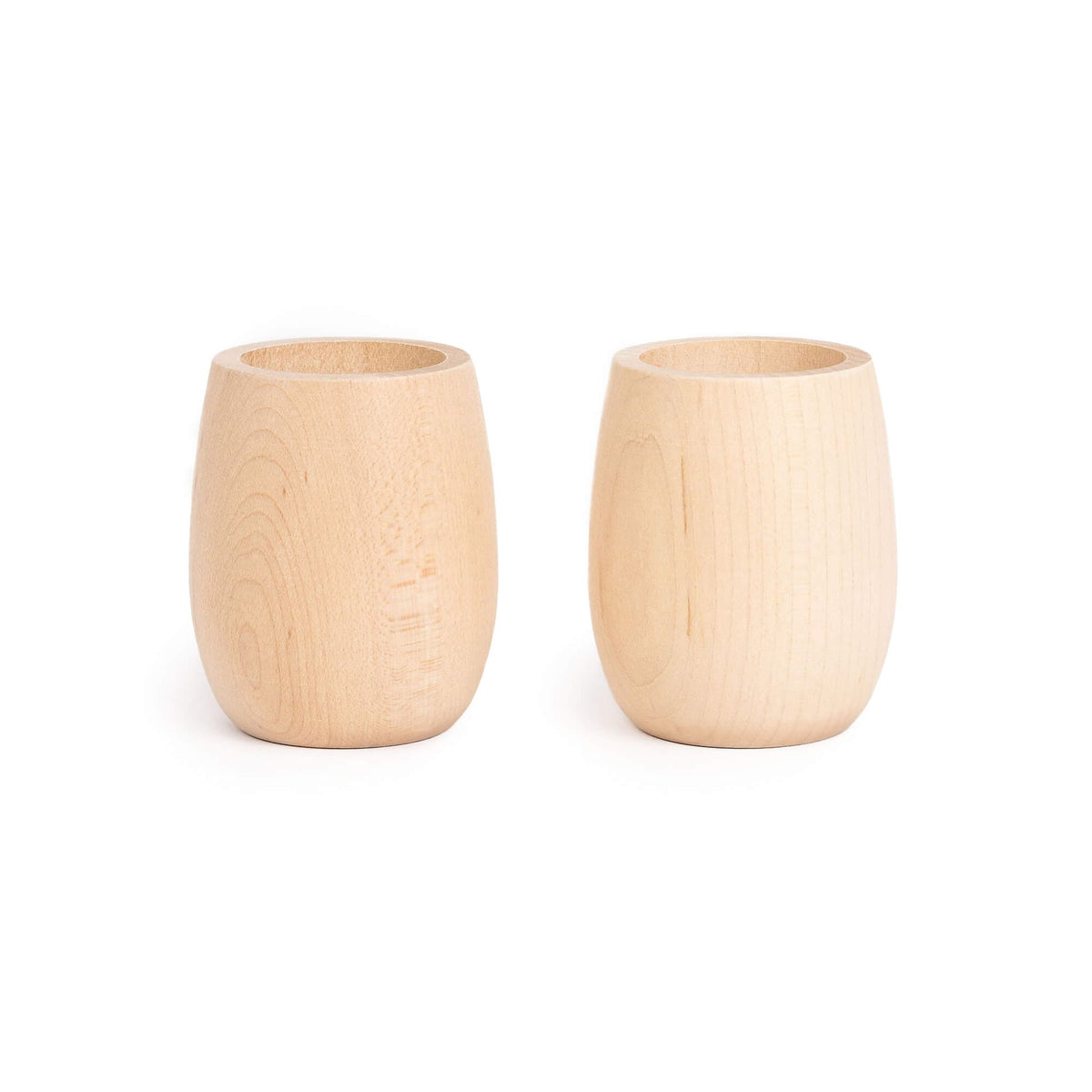 Wood Play Cups, Set of 2 - PF-CUP-SET