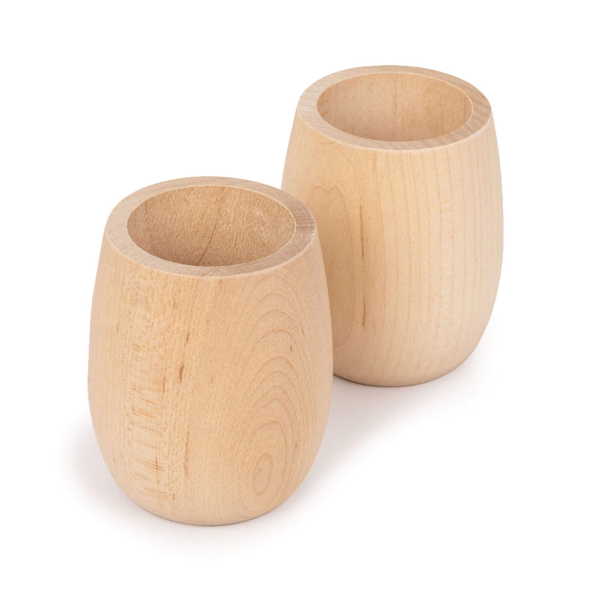 Wood Play Cups, Set of 2 - PF-CUP-SET