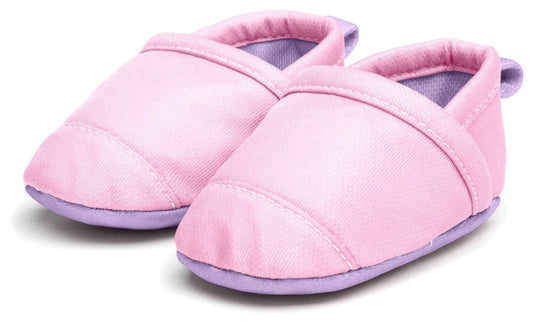 Woolybubs The Newbie Baby Shoe, Size 1 - Pink / Purple - NEW-01-1