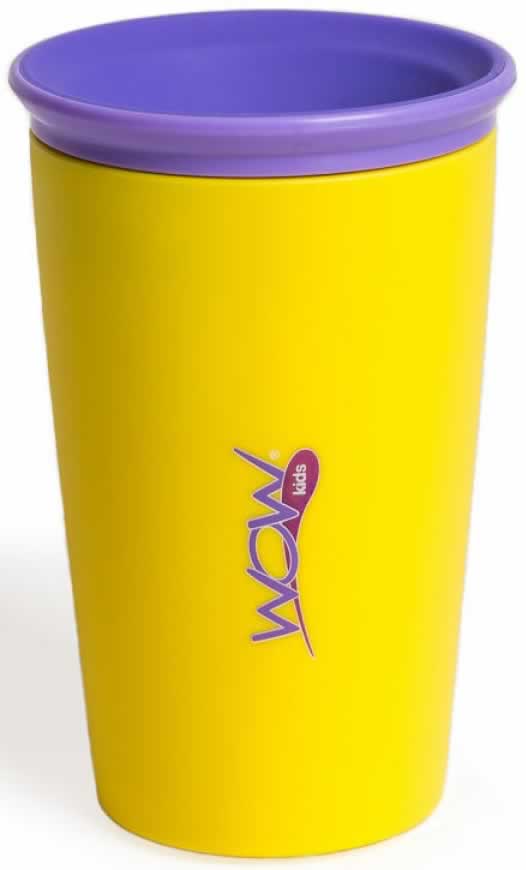 Wow Kids 9 oz Spill-Free Cup - Yellow - 205-WOW