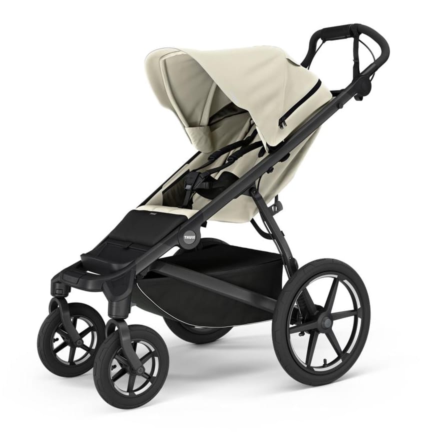 Thule Urban Glide 4-Wheel All-Terrain Stroller with Magnetic Buckle - Soft Beige