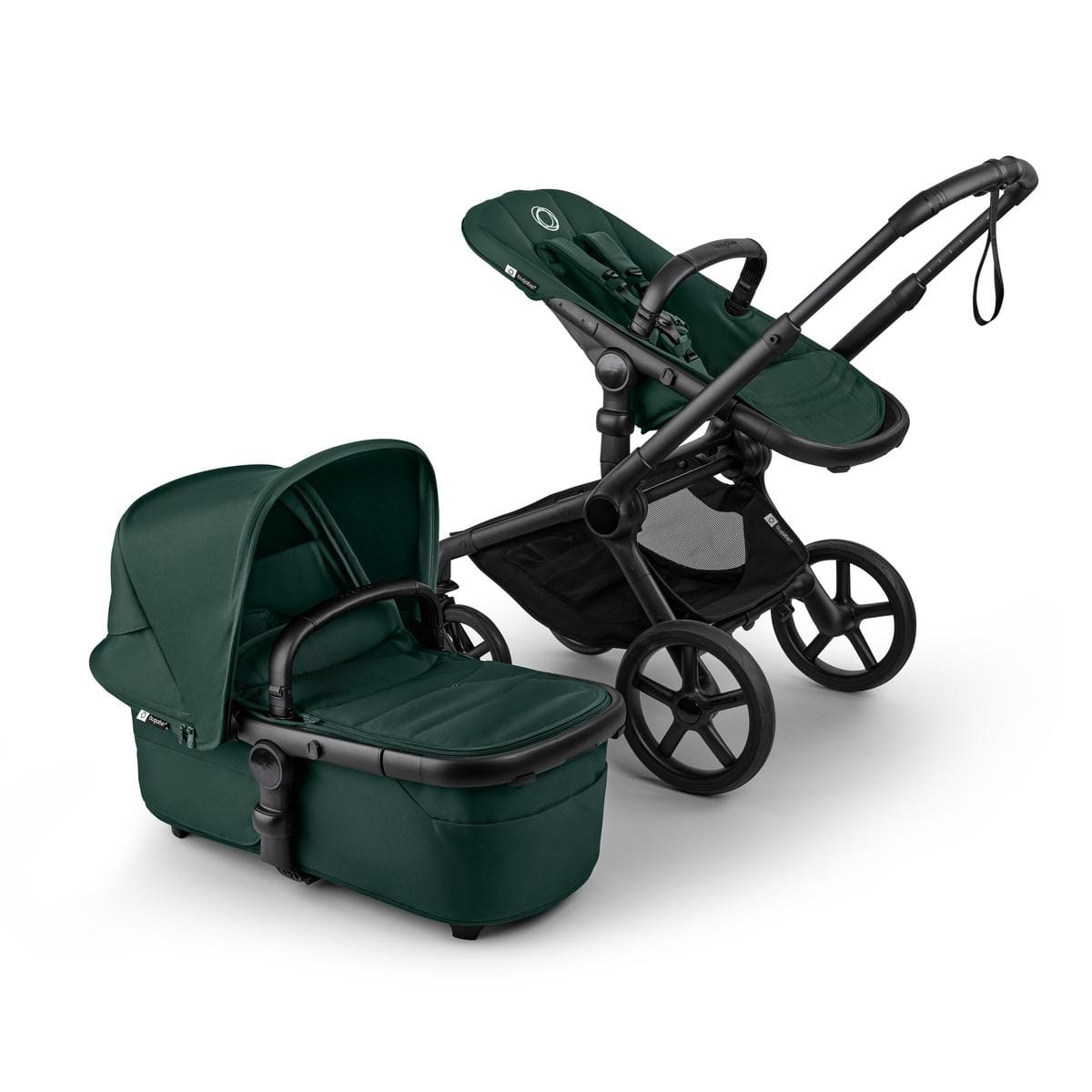 Bugaboo Fox 5 Renew Complete Stroller - Black / Fern Geeen / Fern Geeen - 100403023
