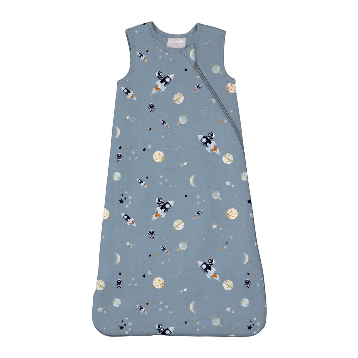 Coccoli Modal 1.5 TOG Sleepsack - Astronaute on Steel Blue - 18/36M