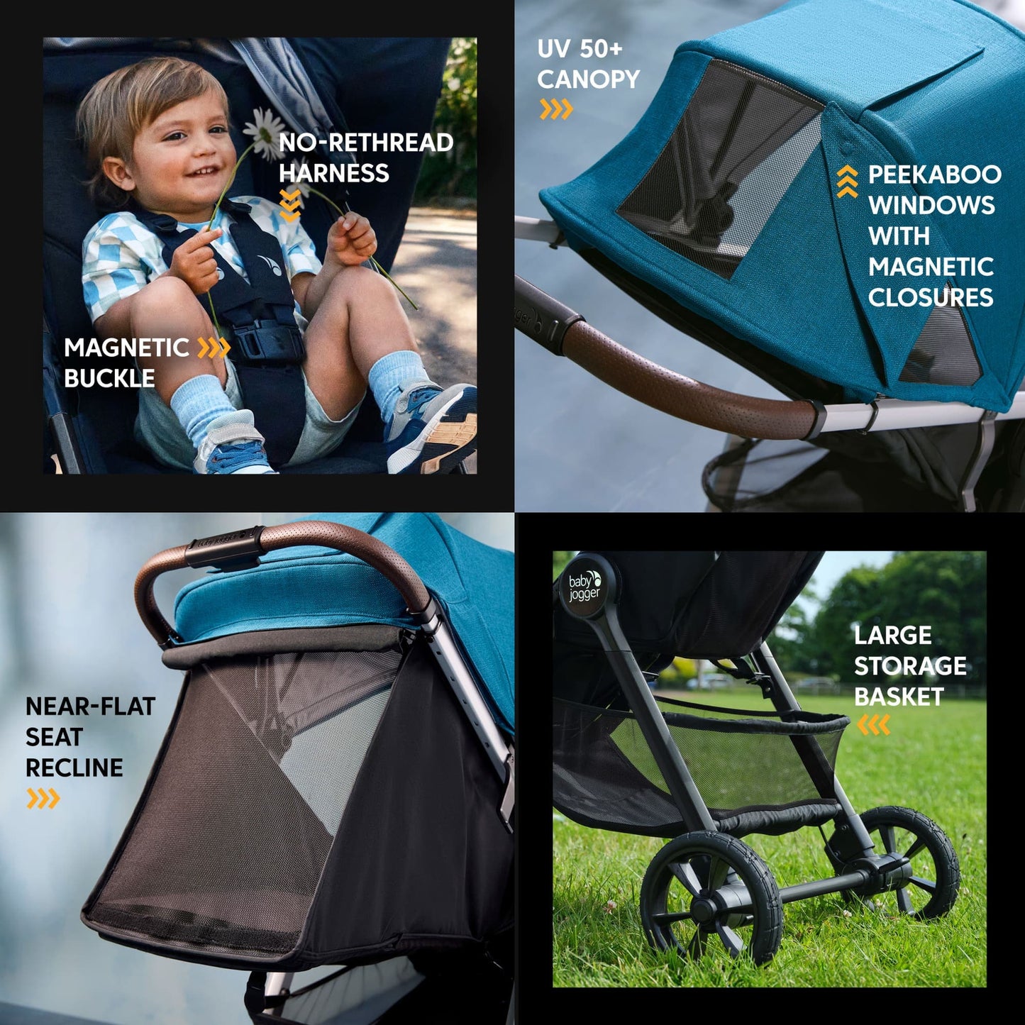 Baby Jogger City Mini GT3 Travel System - Frosted Ivory - 2232243