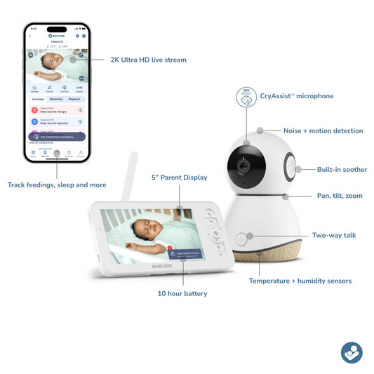 Maxi-Cosi See Pro 360 Baby Monitor - White - MO1830924