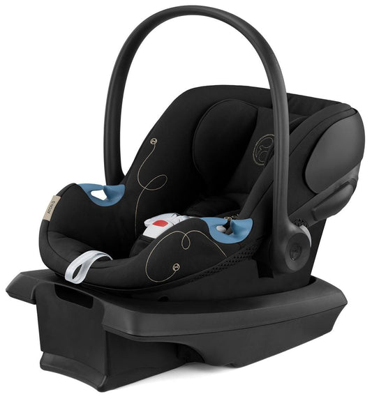 Cybex OPEN BOX Aton G SensorSafe Infant Car Seat - Moon Black - 522004777-ob