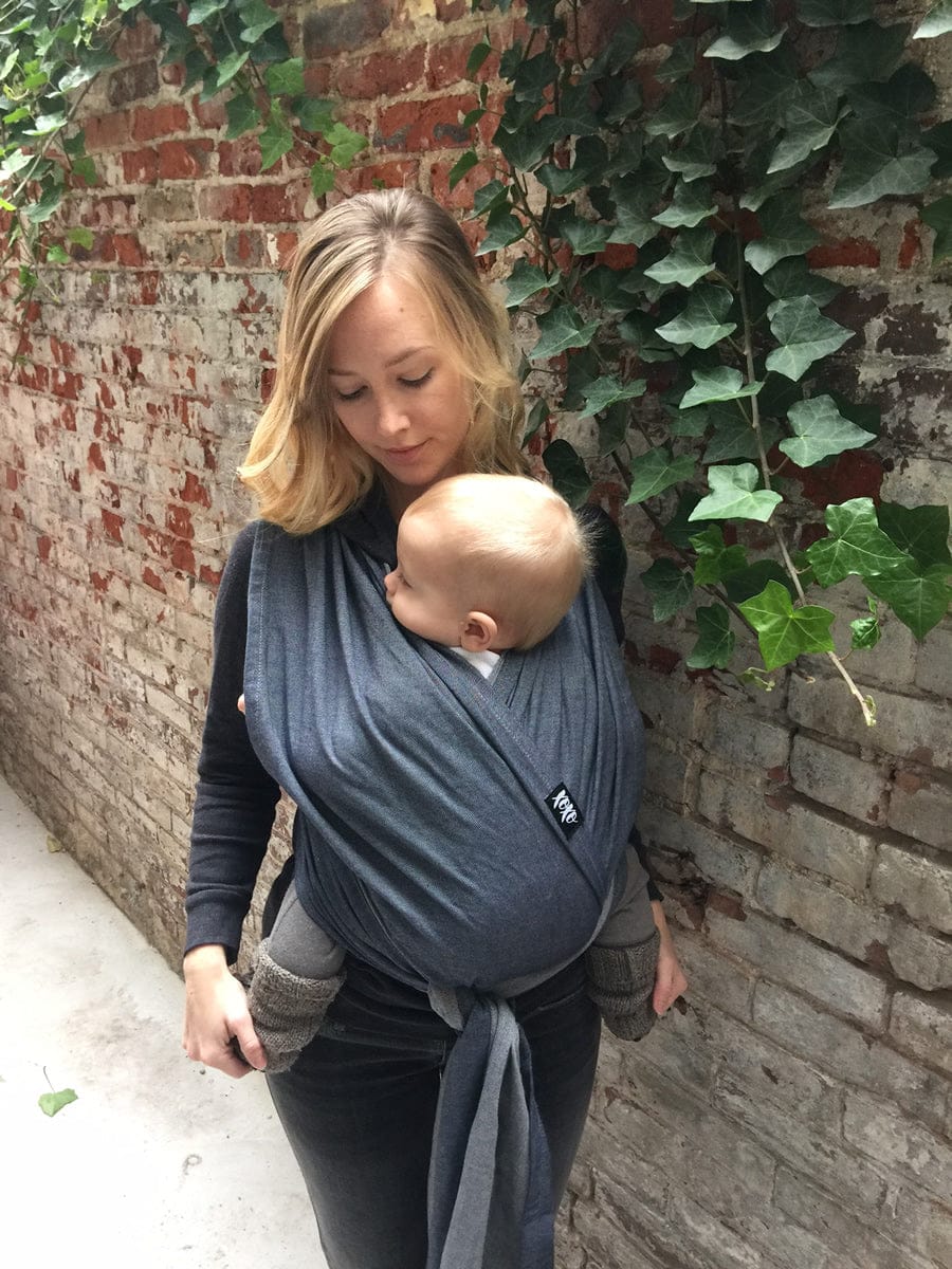 XOXO Buckle Wrap Baby Carrier, Eco2 Collection - Denim?ish