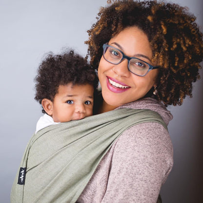 XOXO Buckle Wrap Baby Carrier, Eco2 Collection - Olive Juice