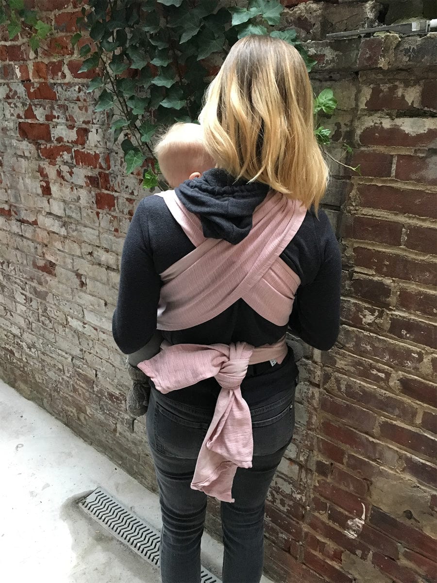 XOXO Buckle Wrap Baby Carrier, Repreve Collection - It's a Boy Pink - BW1-REPI