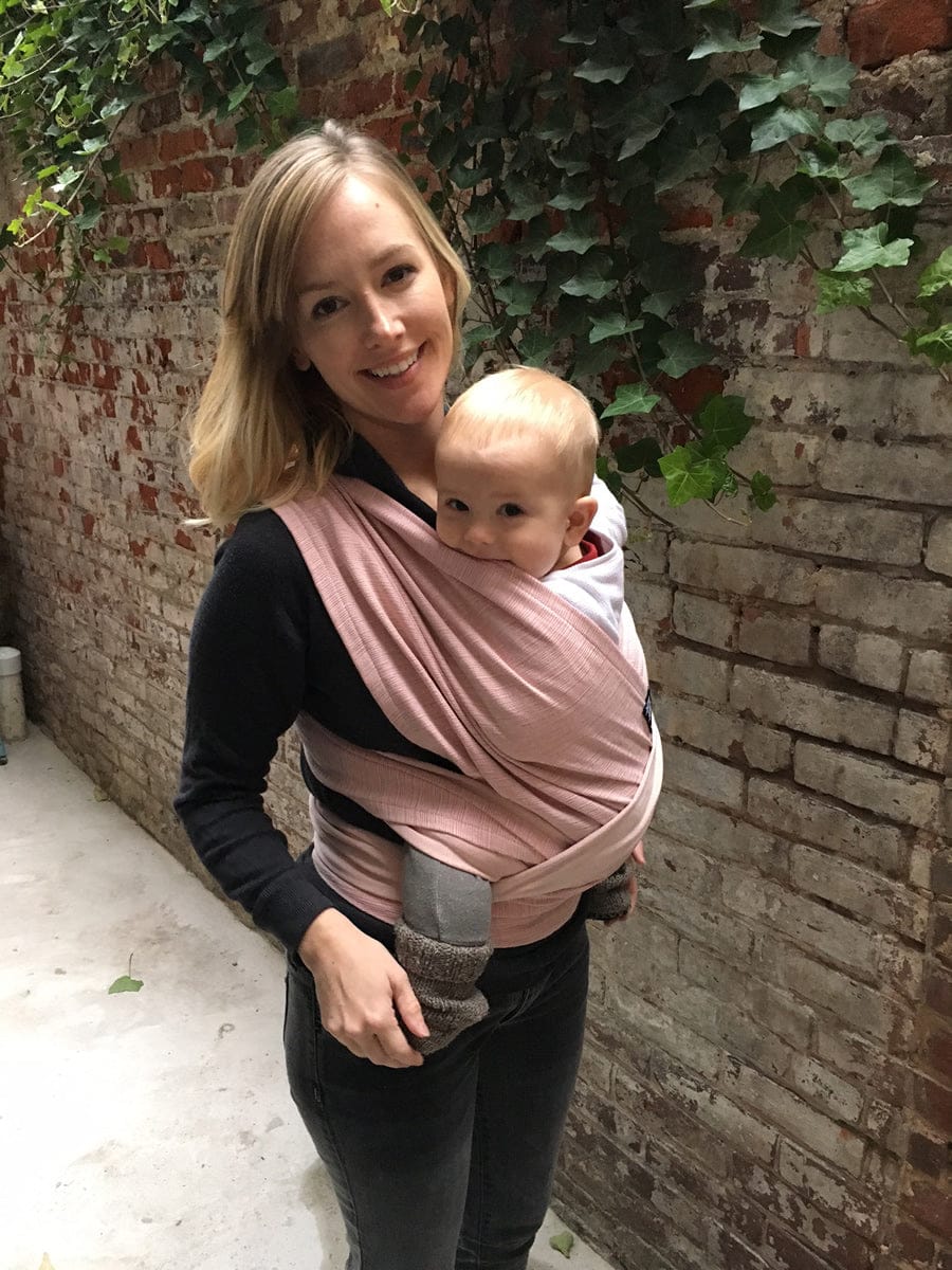 XOXO Buckle Wrap Baby Carrier, Repreve Collection - It's a Boy Pink - BW1-REPI