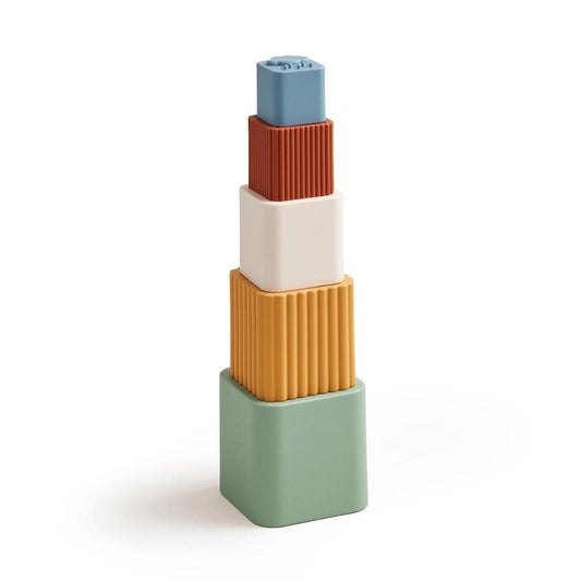 Itzy Ritzy Itzy Sprinkle Stacking & Nesting Cups - Sage Rainbow - SC8554