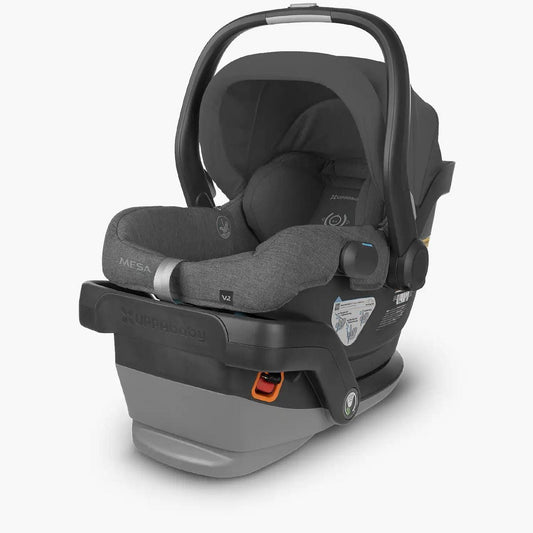 UPPAbaby OPEN BOX MESA V2 Lightweight Infant Car Seat - Greyson (Charcoal Melange) - 1002-MSA-US-GRE-fob
