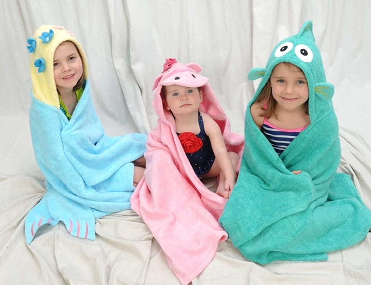 Yikes Twins Hooded Towel - Mermaid