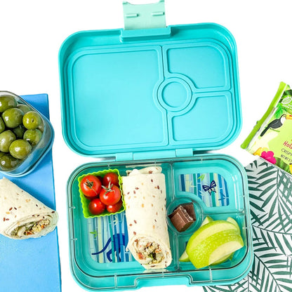Yumbox Leakproof Bento Lunchbox, Panino - Tropical Aqua / Panther - TAII202303N