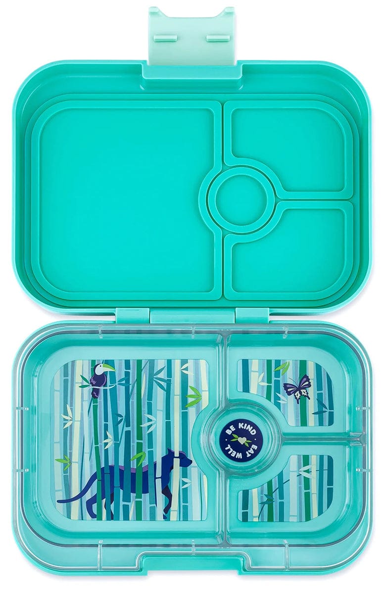Yumbox Leakproof Bento Lunchbox, Panino - Tropical Aqua / Panther - TAII202303N