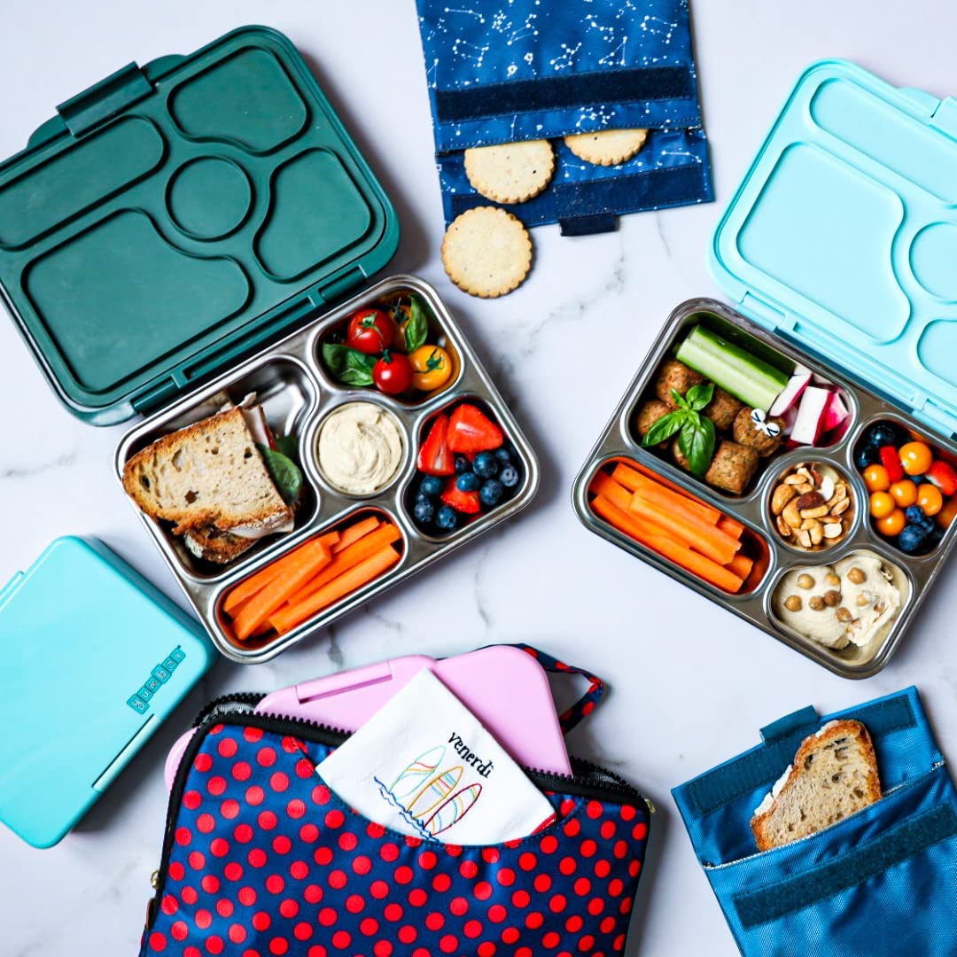 Yumbox Leakproof Bento Lunchbox, Presto Stainless Steel - Kale Green - KGPS202112