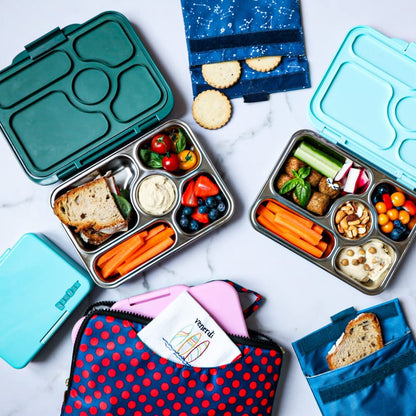 Yumbox Leakproof Bento Lunchbox, Presto Stainless Steel - Kale Green - KGPS202112