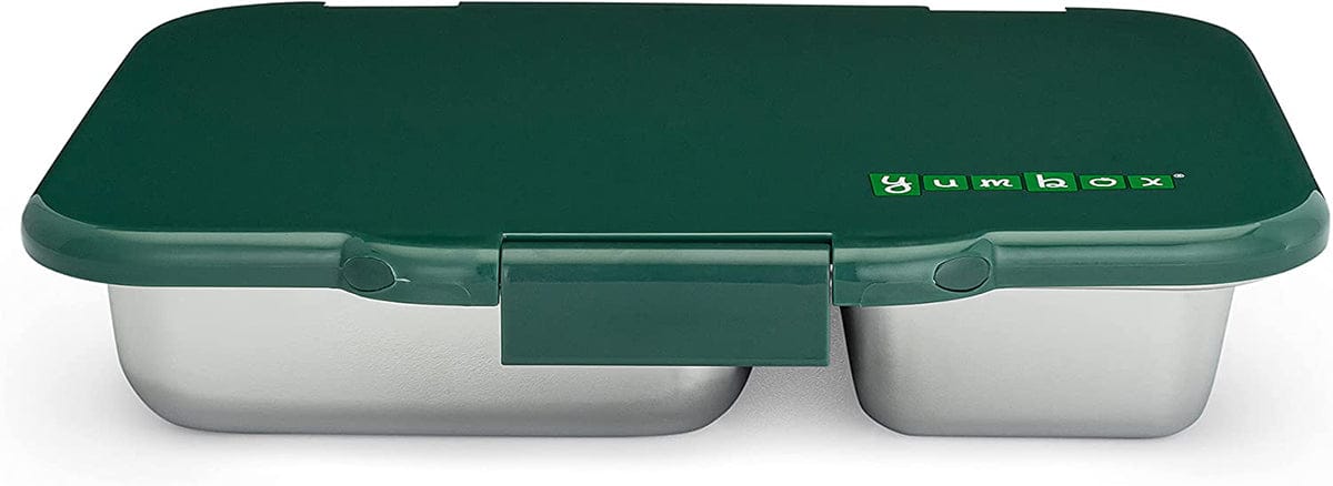 Yumbox Leakproof Bento Lunchbox, Presto Stainless Steel - Kale