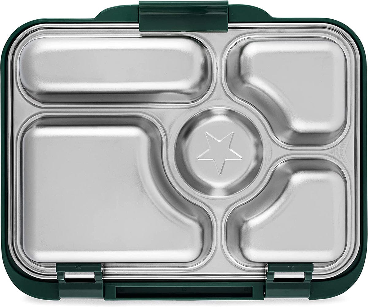 Yumbox Leakproof Bento Lunchbox, Presto Stainless Steel - Kale Green - KGPS202112