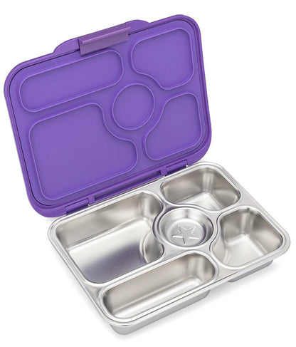 Yumbox Leakproof Bento Lunchbox, Presto Stainless Steel - Remy Lavender - RLPS202107