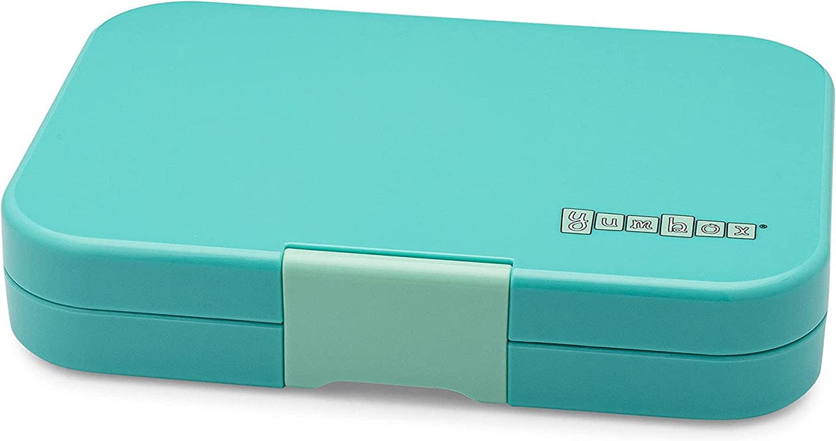 Yumbox Leakproof Bento Lunchbox, Tapas 5 Compartment - Antibes Blue / Bon Appetit Tray - ABIII201611B