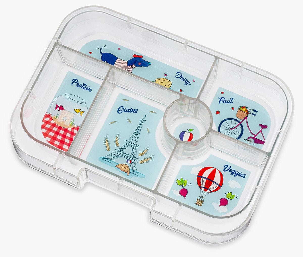 Yumbox Original Leakproof Bento Lunchbox, 6 Compartment - Fifi Pink / Paris Tray - FPI202210P