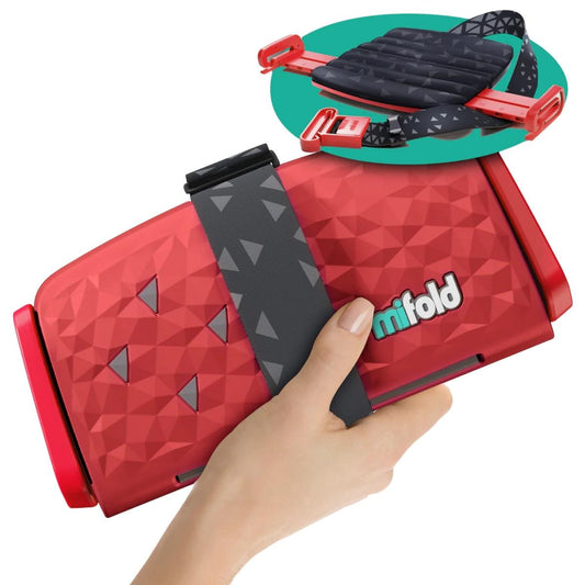 Mifold Comfort Grab-and-Go Booster - Racing Red