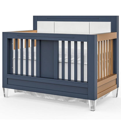 Romina Furniture Millenario Convertible Crib (Tufted)