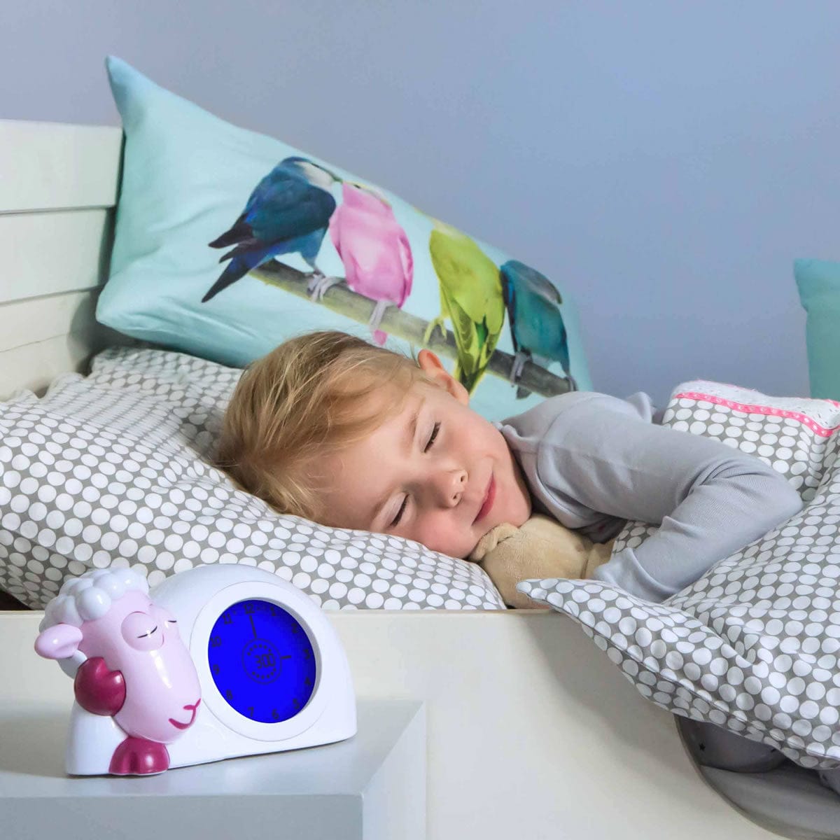 Zazu SAM Sleep Trainer & Nightlight - Grey - ZA-SAM-01