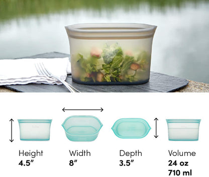 Zip Top Medium Dish - Frost - Z-DSHM-01