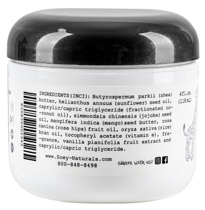 Zoey Naturals Body Butter - Vanilla Grapefruit - F-ZN-00254