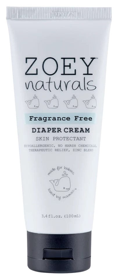 Zoey Naturals Diaper Cream - Fragrance Free - f-zn-00291