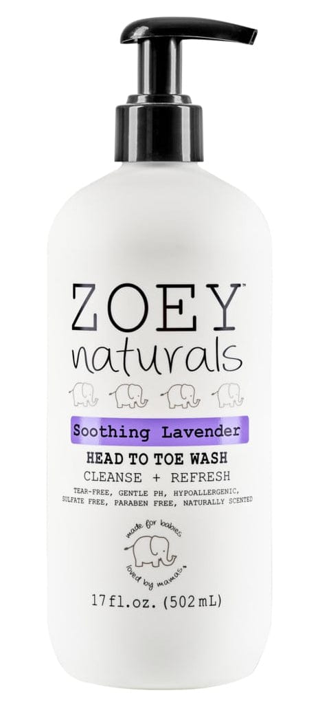Zoey Naturals Head to Toe Wash - Soothing Lavender - f-zn-00238