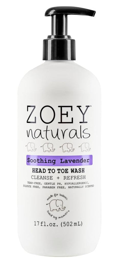 Zoey Naturals Head to Toe Wash - Soothing Lavender - f-zn-00238