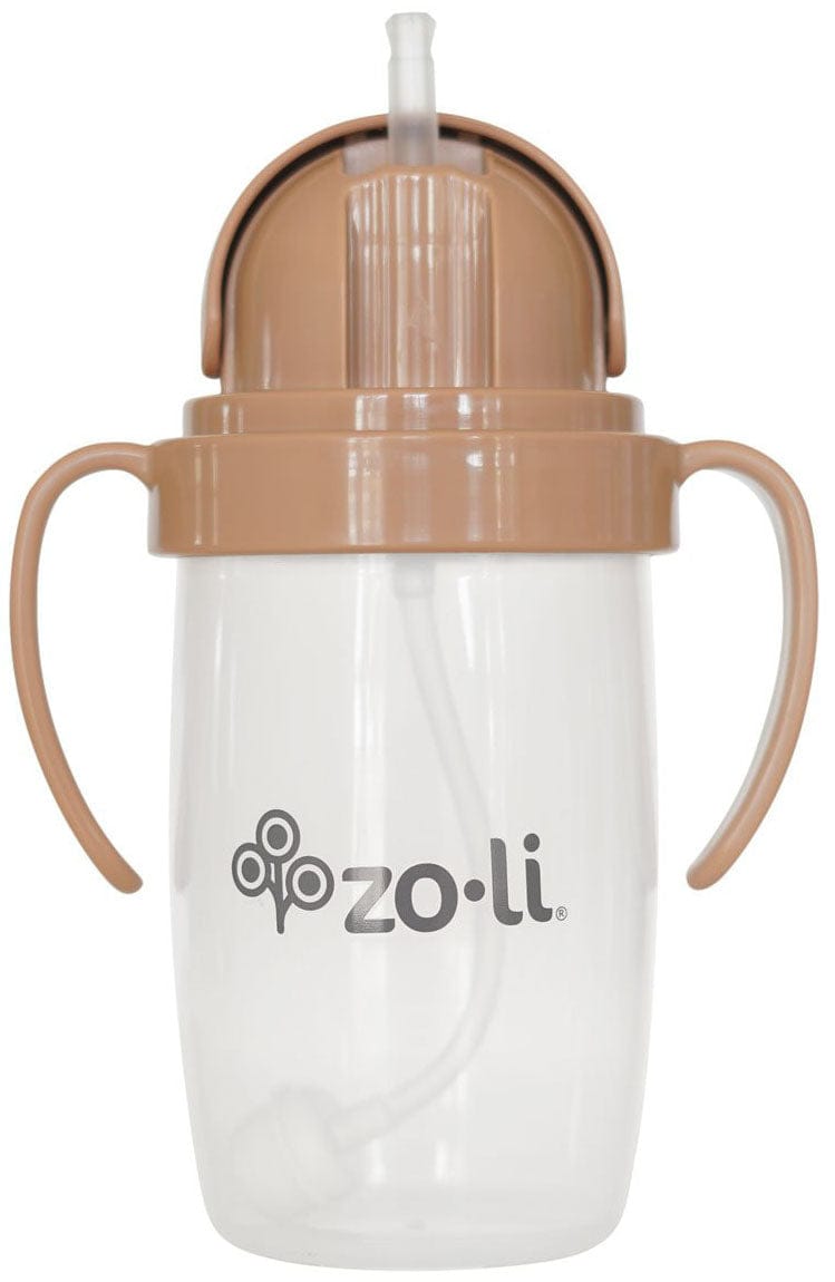 Zoli Bot 2.0 Weighted Straw Sippy Cup, 10oz - Sand Stone - BF21BOT2SS