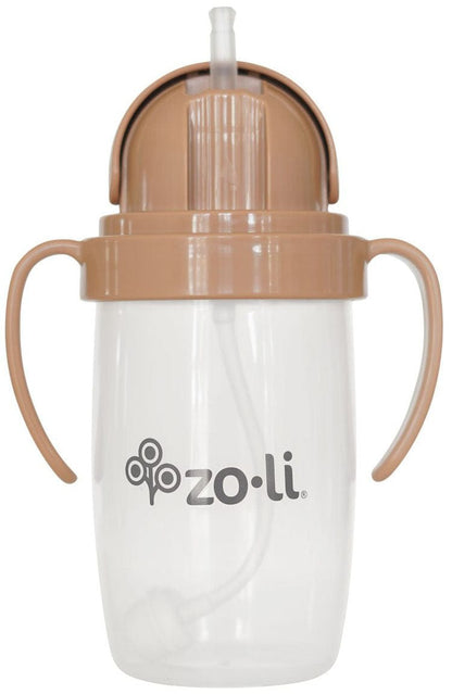 Zoli Bot 2.0 Weighted Straw Sippy Cup, 10oz - Sand Stone - BF21BOT2SS