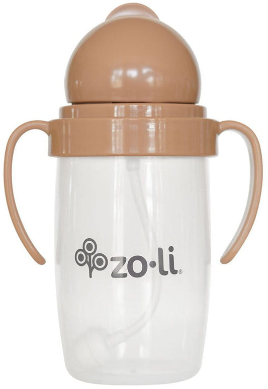Zoli Bot 2.0 Weighted Straw Sippy Cup, 10oz - Sand Stone - BF21BOT2SS