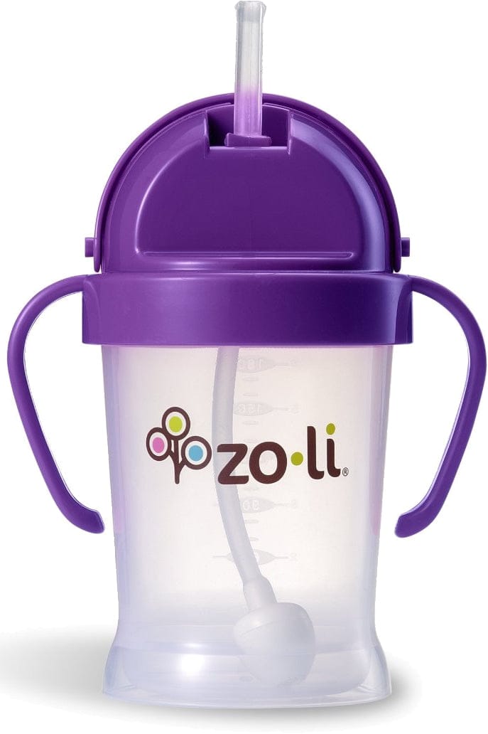ZoLi BOT 6 oz Straw Sippy Cup - Purple