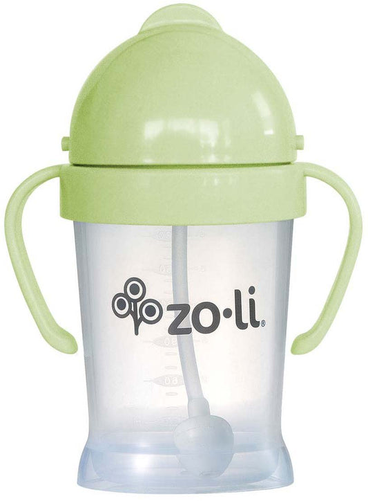Zoli Bot Weighted Straw Sippy Cup, 6oz - Sage Green - BF19BOTSG1