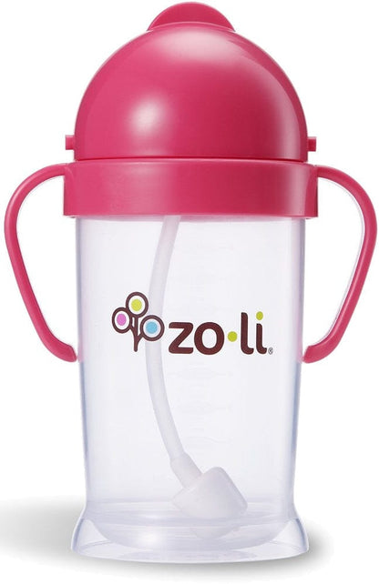 ZoLi BOT XL 9 oz. Straw Sippy Cup - Pink