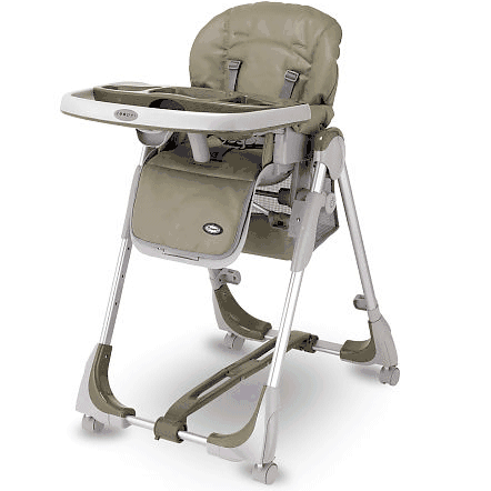 Zooper Peas & Carrots High Chair 2008 Beige - HC900C-BEIGE-08