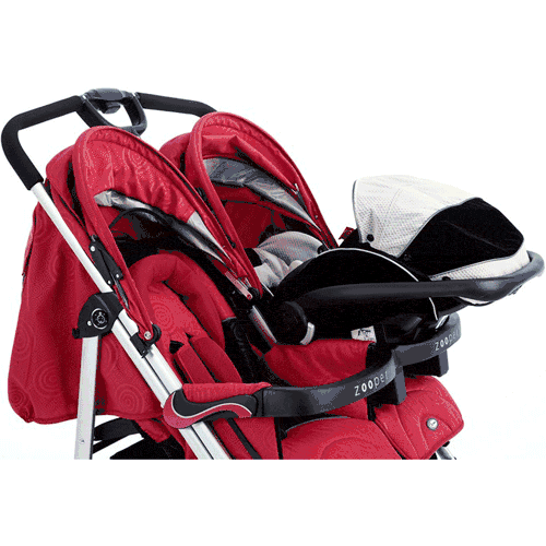 Zooper SL808G Everyday Tango Double Stroller in Blueberry Waves - ZP0909