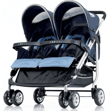 Zooper Tango Double Stroller 2008 Navy Blue - SL808F-NAVY