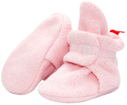 Zutano Cozie Fleece Baby Bootie - Baby Pink, 3m - PFL00-BPIN-N2
