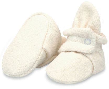 Zutano Cozie Fleece Baby Bootie - Cream, 3m - PFL00-CREA-N2